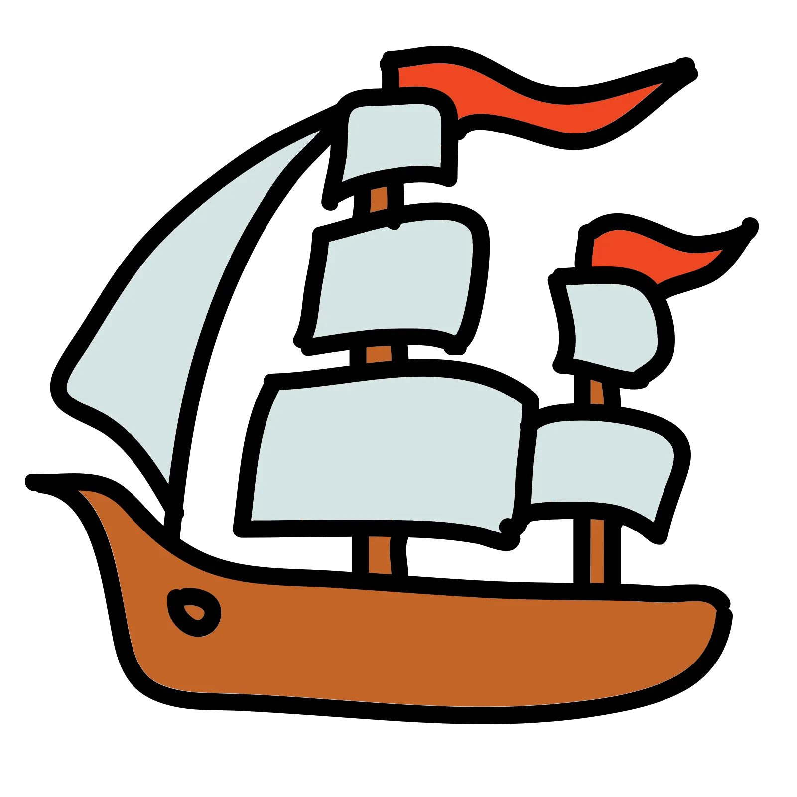 Boat, Sailing Ship, Cartoon, Sailboat, Animation, Drawing, Vehicle, Watercraft png